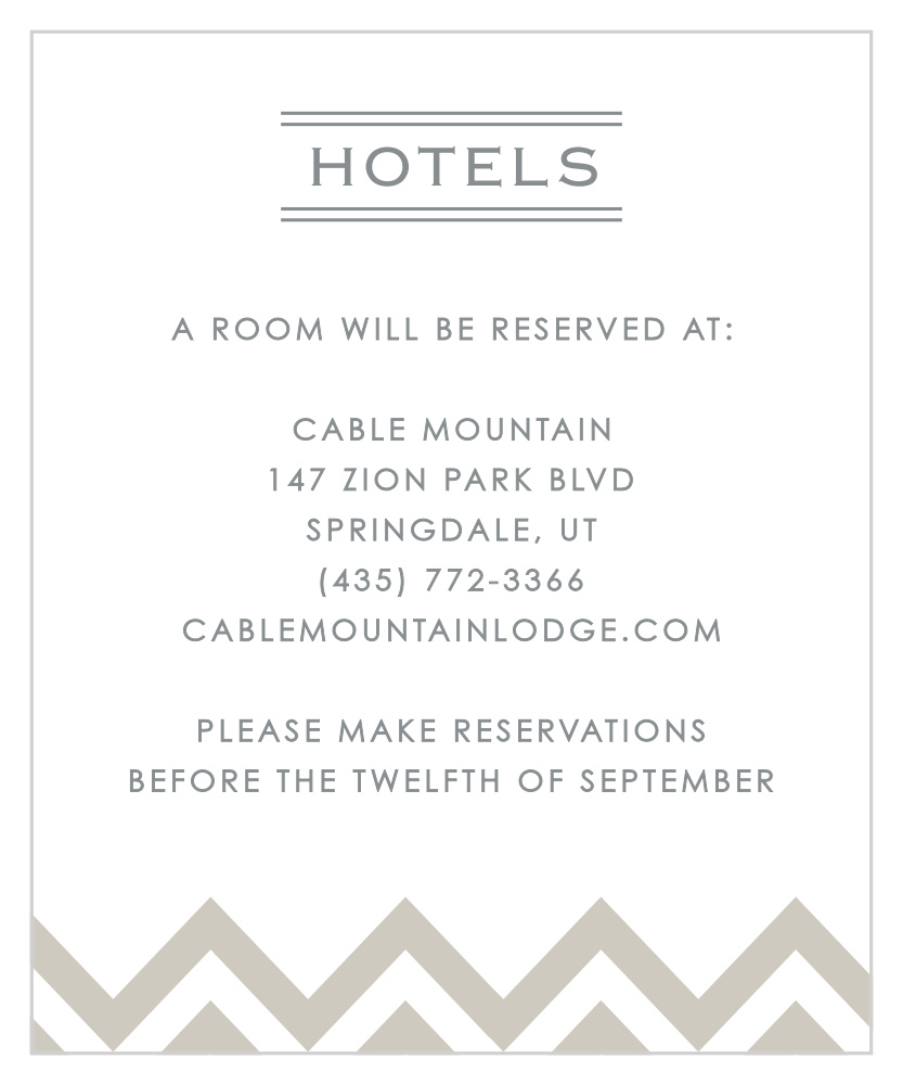 Place to Be Accommodation Cards