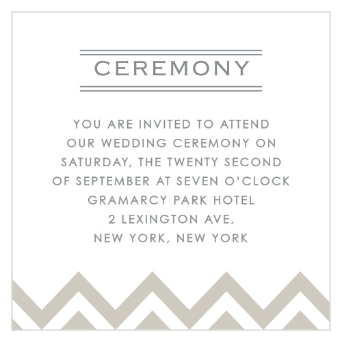 Place to Be Ceremony Cards