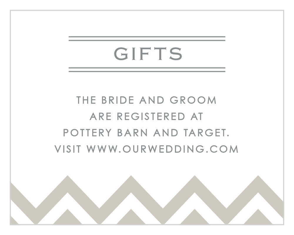 Place to Be Registry Cards