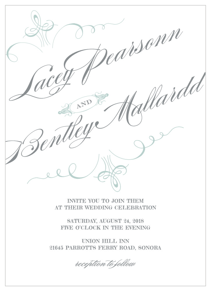 Prim & Proper Wedding Invitations