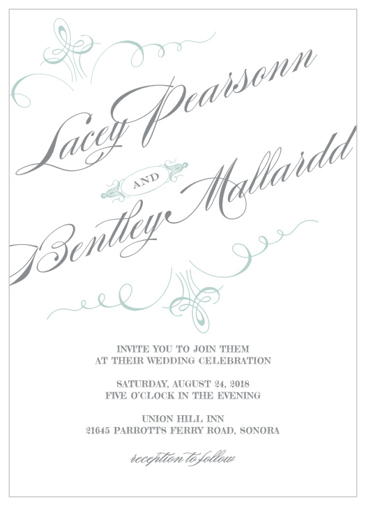 Prim & Proper Wedding Invitations