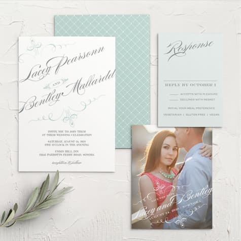 Prim & Proper Wedding Invitations