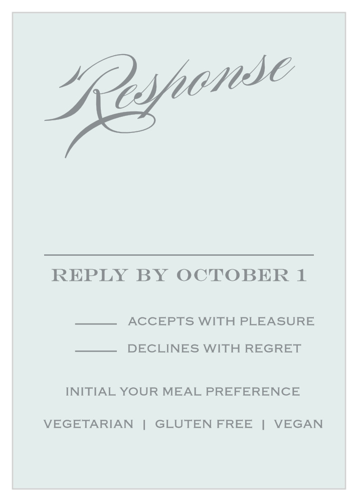 Prim & Proper Response Cards