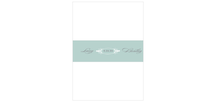 Prim & Proper Wedding Belly Bands