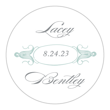 Prim & Proper Wedding Stickers