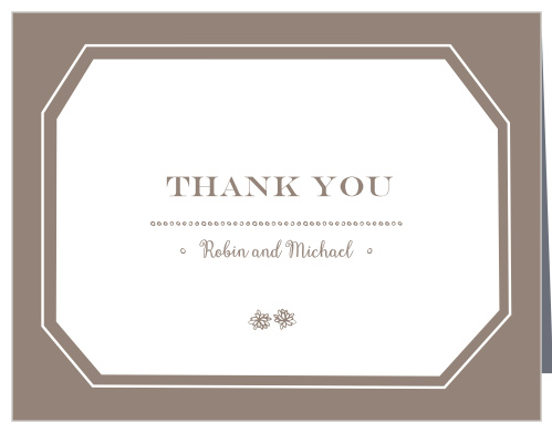 Rustic Barn Wedding Thank You Cards