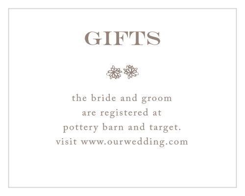 Rustic Barn Registry Cards