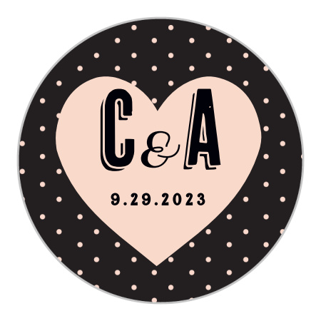 Rough Diamond Wedding Stickers
