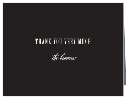 Ex Libris Wedding Thank You Cards