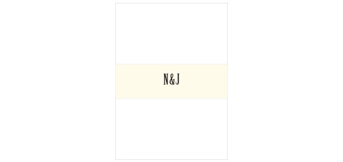 Ex Libris Wedding Belly Bands