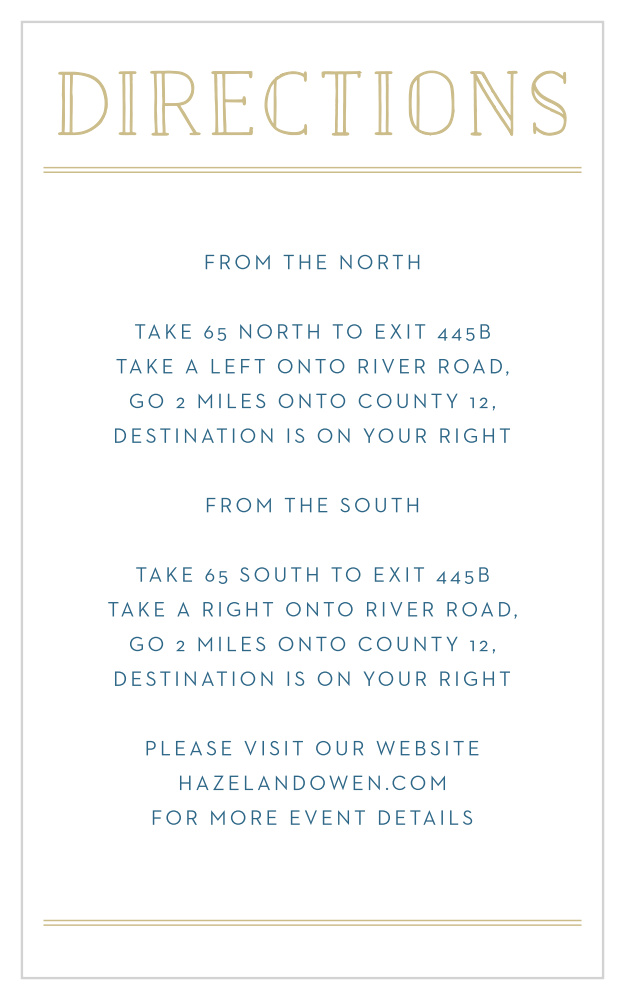High Seas Direction Cards