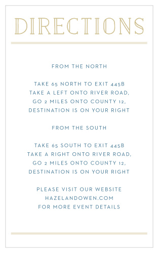 High Seas Direction Cards