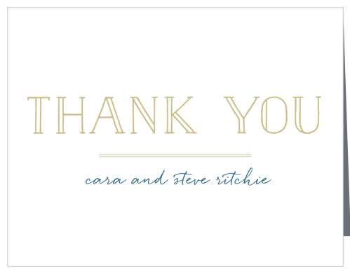 High Seas Wedding Thank You Cards