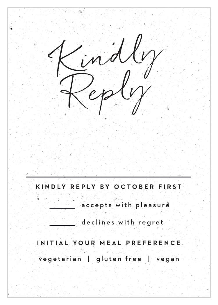 Darling Couple Response Cards