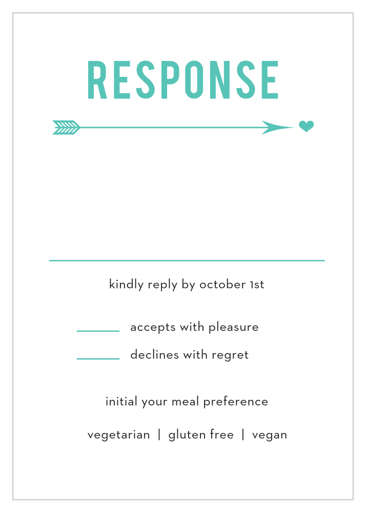 Love Struck Response Cards