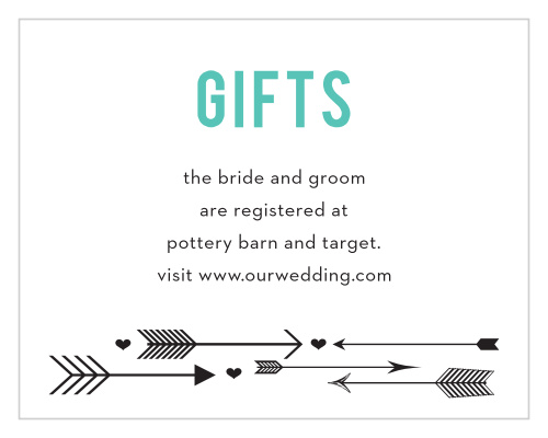 Love Struck Registry Cards