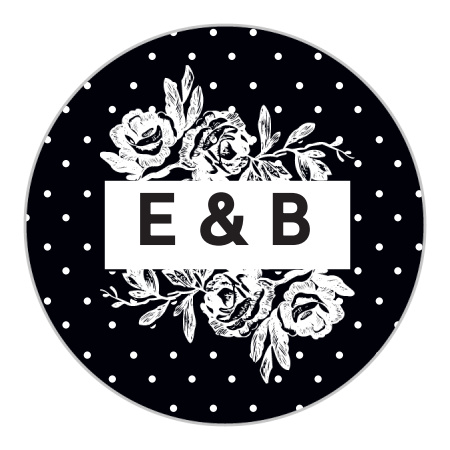 High Contrast Wedding Stickers