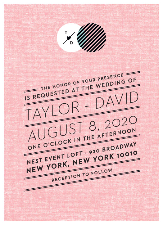 Your guests will adore the Modern Day Love Wedding Invitations once they receive them.