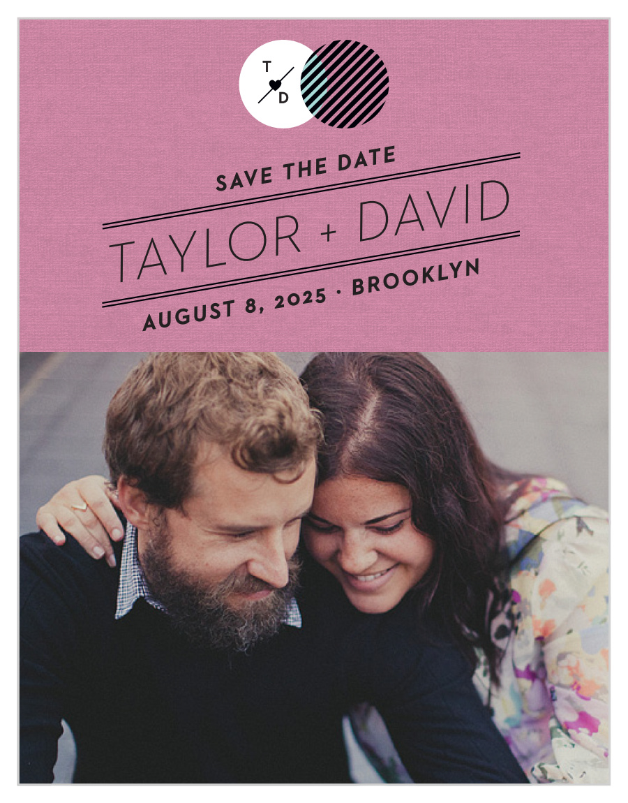 Modern Day Love Save the Date Magnets
