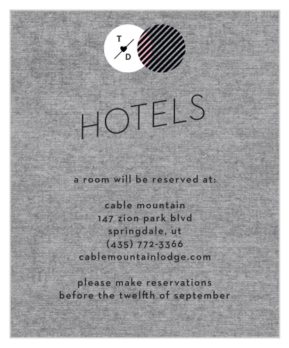 Modern Day Love Accommodation Cards