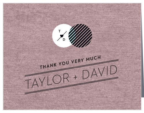 Modern Day Love Wedding Thank You Cards