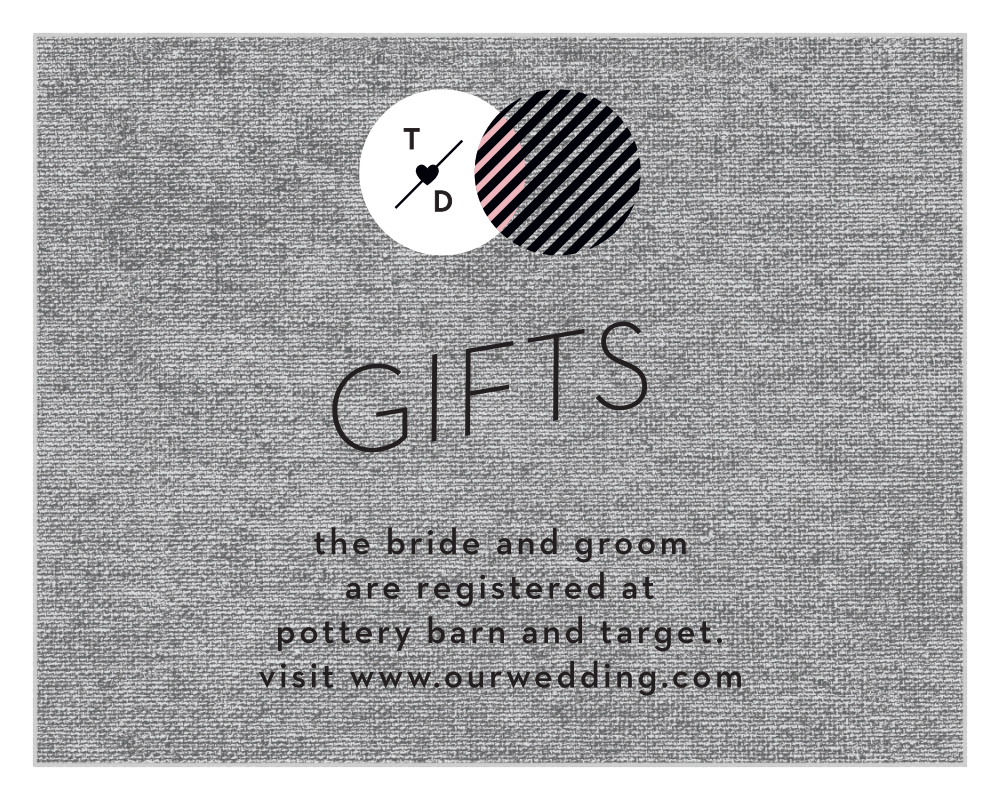 Modern Day Love Registry Cards