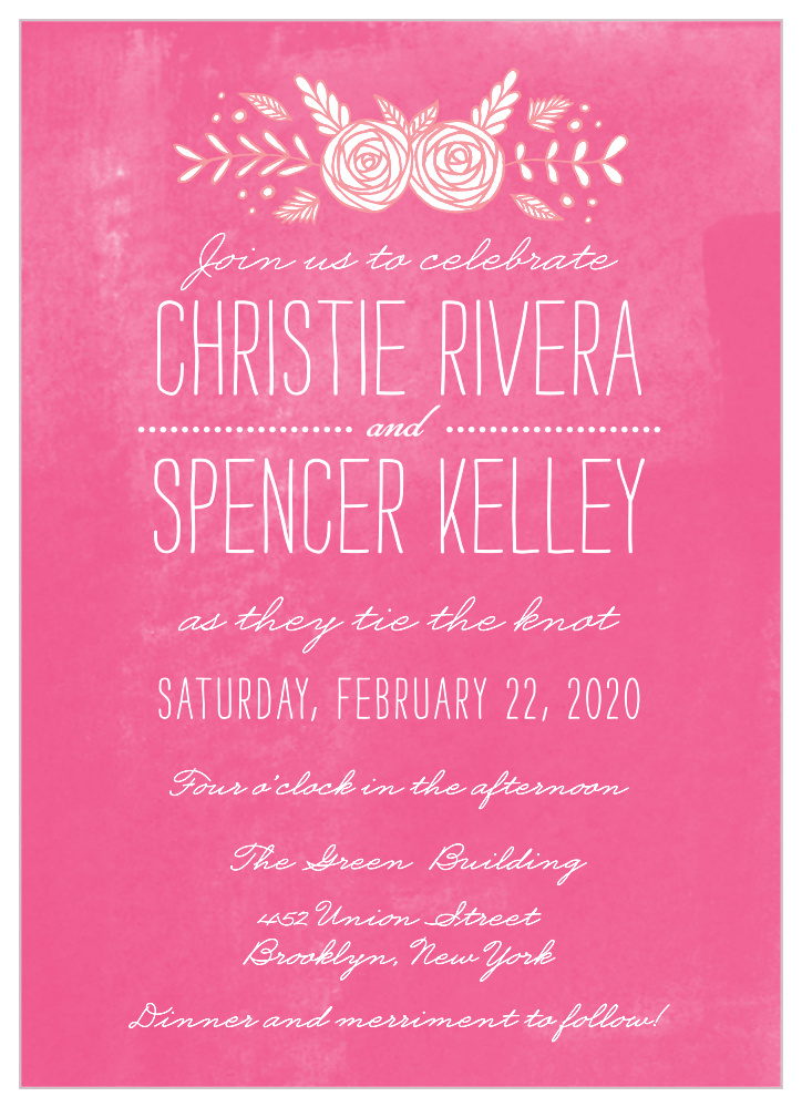 In Bloom Wedding Invitations
