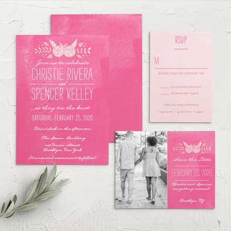 In Bloom Wedding Invitations