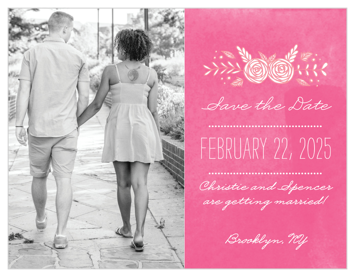In Bloom Save the Date Magnets