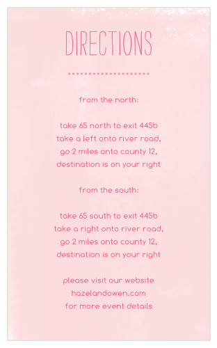 In Bloom Direction Cards
