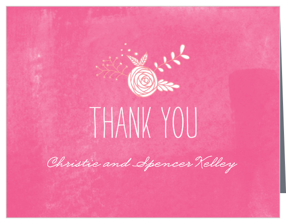 In Bloom Wedding Thank You Cards