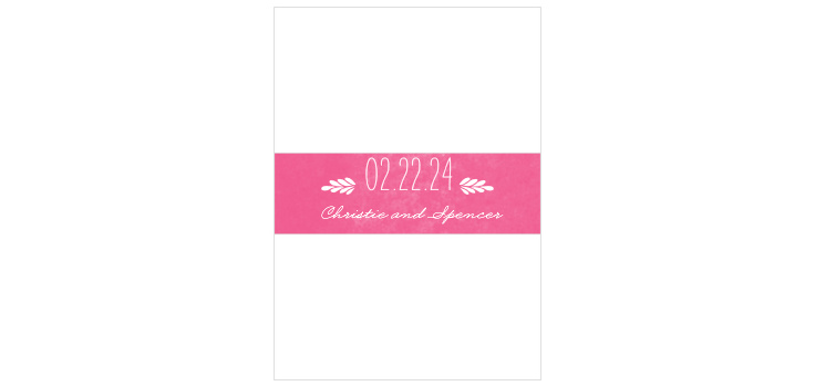 In Bloom Wedding Belly Bands