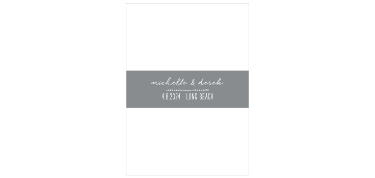 Keep It Simple Wedding Belly Bands