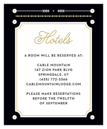 Modern Story Accommodation Cards