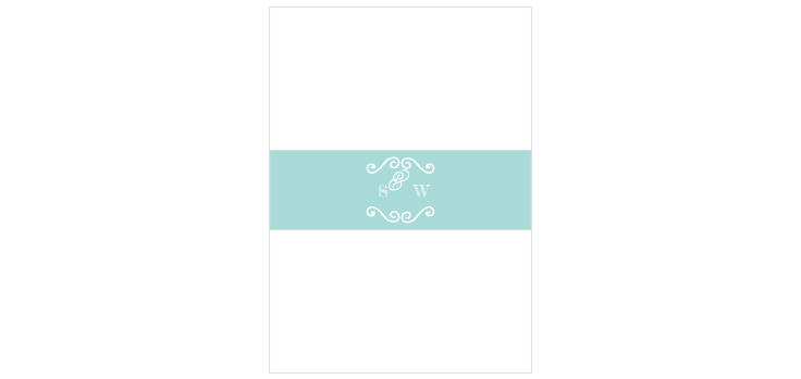 Classy & Curly Wedding Belly Bands