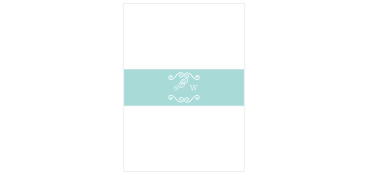 Classy & Curly Wedding Belly Bands