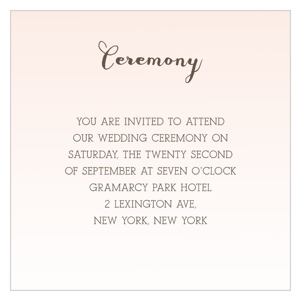 Proper Painterly Ceremony Cards