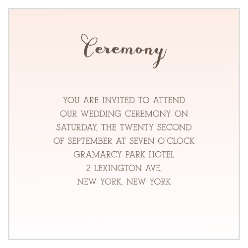 Proper Painterly Ceremony Cards