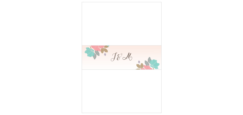 Proper Painterly Wedding Belly Bands