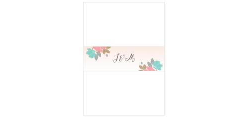 Proper Painterly Wedding Belly Bands