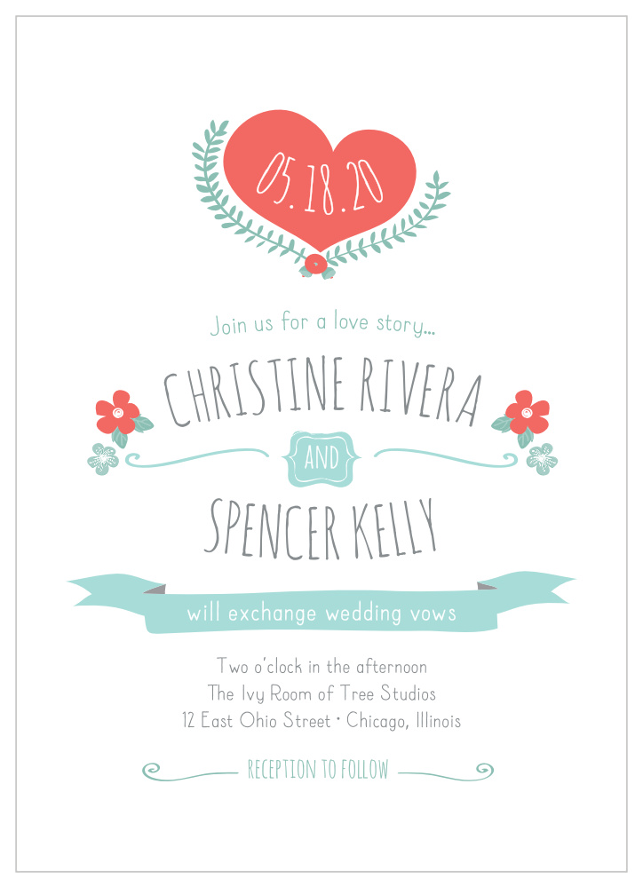 Live & Love Wedding Invitations