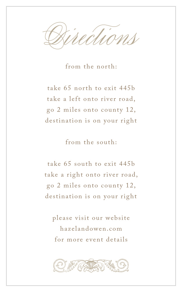 Lace Couture Direction Cards