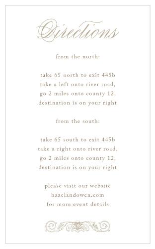 Lace Couture Direction Cards