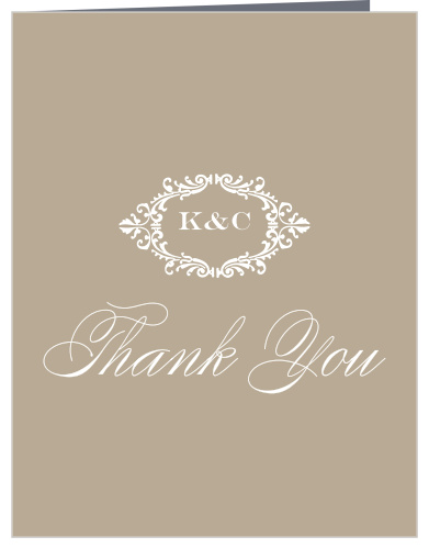 Lace Couture Wedding Thank You Cards