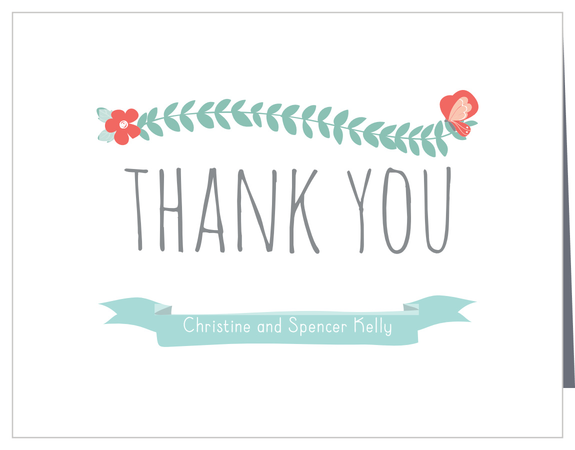 Live & Love Wedding Thank You Cards