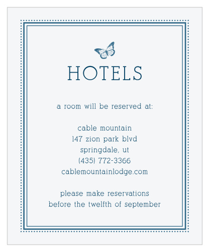 My Dear Accommodation Cards
