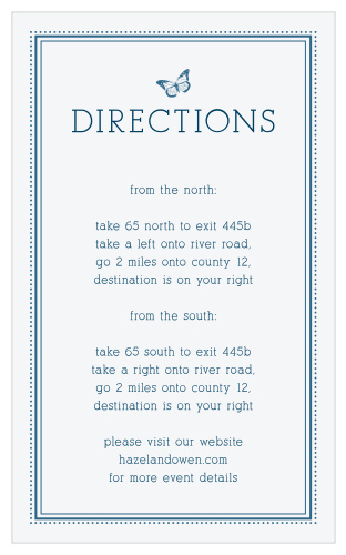 My Dear Direction Cards