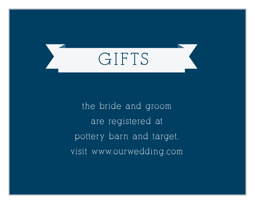 My Dear Registry Cards