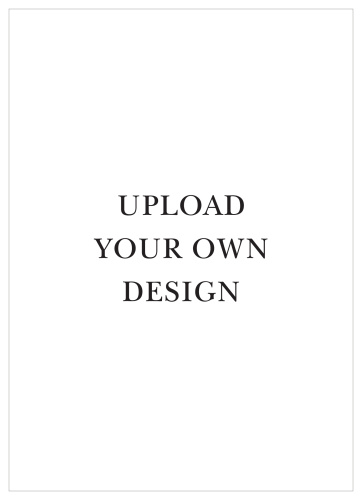 Upload your own custom portrait design for your upcoming event!