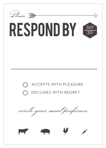 Just My Type Response Cards